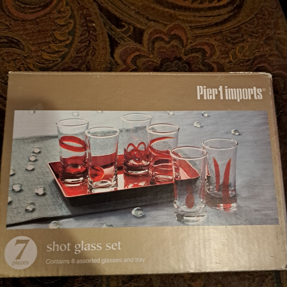 Pier 1 Imports Shot Glass Set